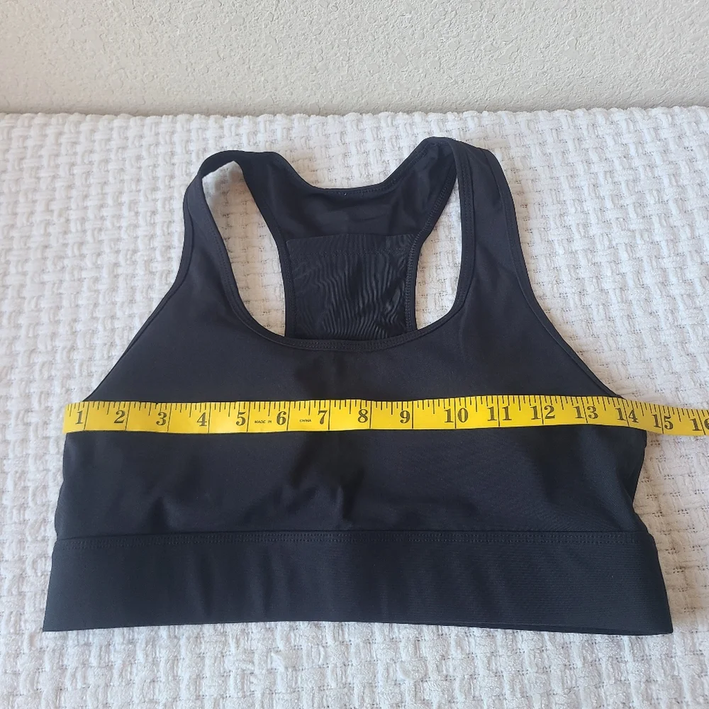 Fabletics Women's Black Sports Bra Size S